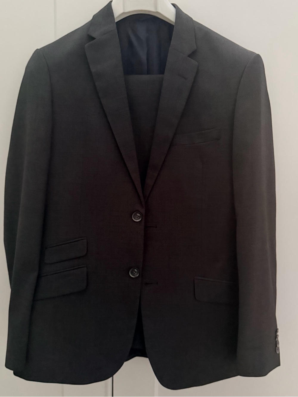 Ben Sherman Men's Black Two-Button Suit Jacket
